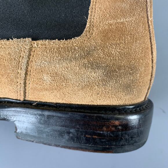ISABEL MARANT Size 8 -Galna- Tan Suede Chelsea Boots - Picture 11 of 12